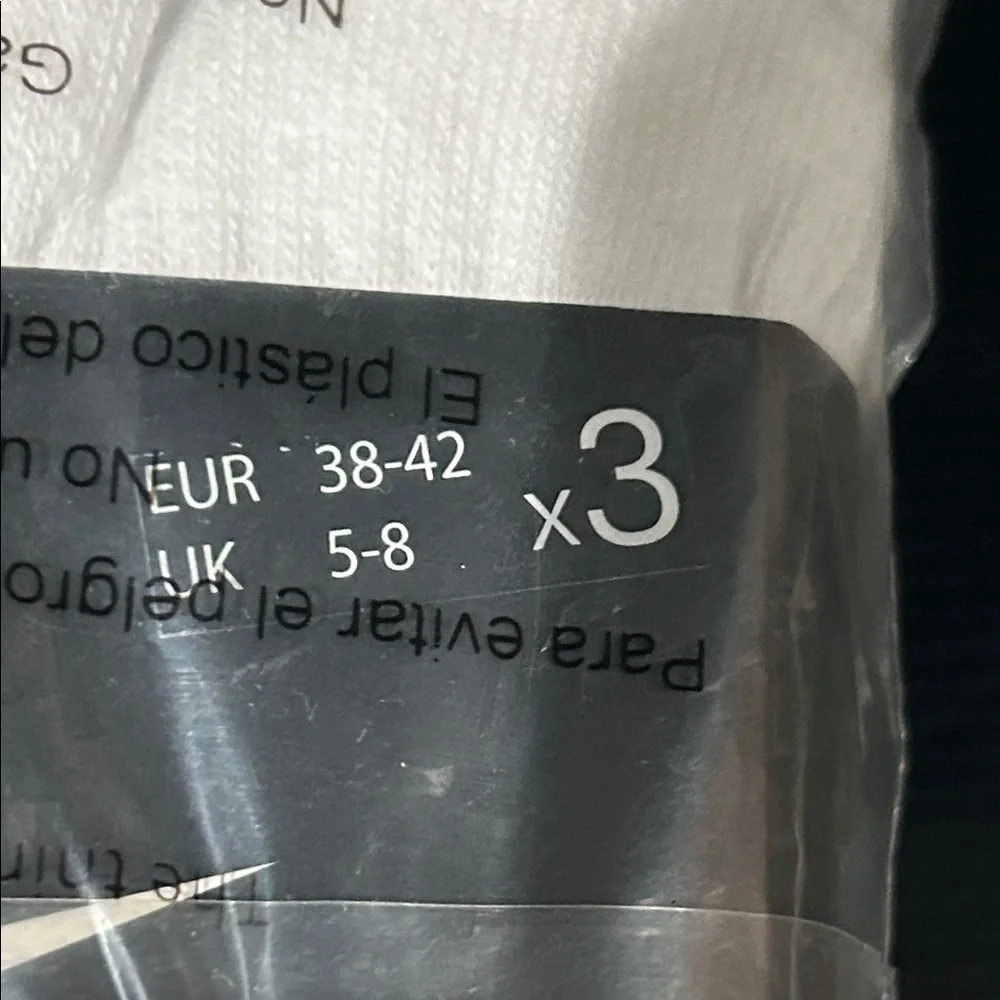 Nike White Athletic Socks - Picture 8 of 9